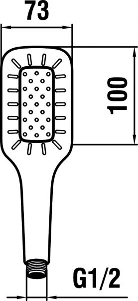 Laufen MyCity 100 Handbrause 1 Strahlart, chrom H3619830041511_2