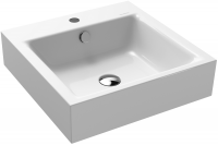 Vorschau: Kaldewei Puro Handwaschbecken 46x46cm, mit Perl-Effekt, Mod. 3163 1 Hahnloch weiß