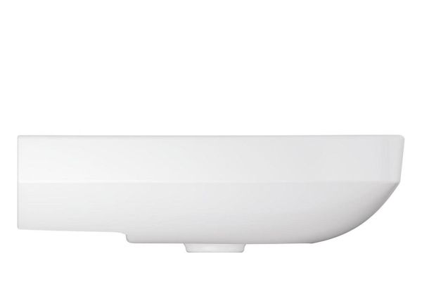 Grohe Euro Keramik Waschtisch 55cm mit Hahnloch, ohne Überlauf, weiß