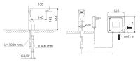 Vorschau: Steinberg Serie 230 Elektronik-Waschtischarmatur mit Infrarot Sensor, matt black