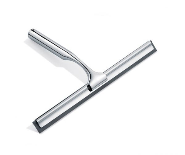 Giese Haken mit Glasabzieher zum Kleben und Schrauben, Wandmodell, chrom