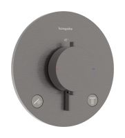 Vorschau: hansgrohe Ecostat Comfort S Thermostat Unterputz 2 Funktionen brushed black chrome 33715340