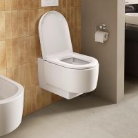 Vorschau: Duravit Balcoon Wand-WC 37x54cm, spülrandlos, DuraShield, weiß