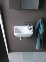 Vorschau: Duravit DuraStyle Handwaschbecken 36x22cm mit 1 Hahnloch, ohne Überlauf, Becken links, weiß 0713360000