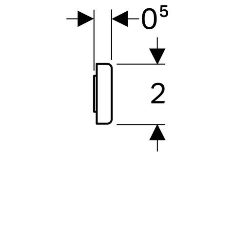 Geberit Magnethalter selbstklebend