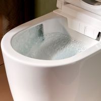 Vorschau: hansgrohe LavaPura Element S Dusch-WC Komplett, weiß