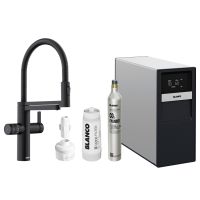 Blanco Evol-S Pro Soda & Filter Küchenarmatur schwarz 526633