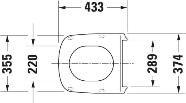 Duravit DuraStyle WC-Sitz, weiß