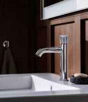 Vorschau: Duravit White Tulip Einhebel-Waschtischmischer M ohne Ablaufgarnitur, chrom