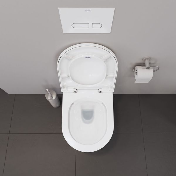 Duravit D-Neo Wand-WC 54x37cm, rimless, HygieneGlaze, weiß 2578092000