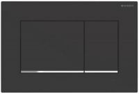 Geberit Sigma30 Betätigungsplatte für 2-Mengen-Auslösung schwarz matt/chrom