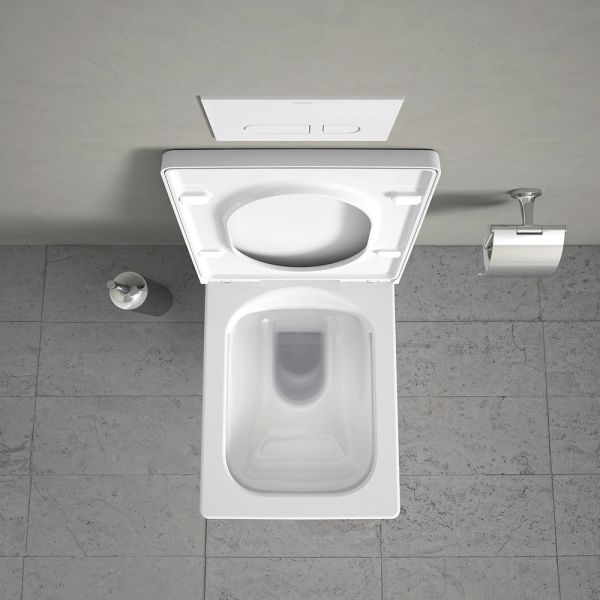 Duravit Vero Air Wand-WC 57x37cm, eckig, HygieneGlaze, weiß 2525092000