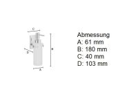 Vorschau: Smedbo Pool Seifenspender 200ml mit mattem Glas Wandmontage, glas matt/ chrom