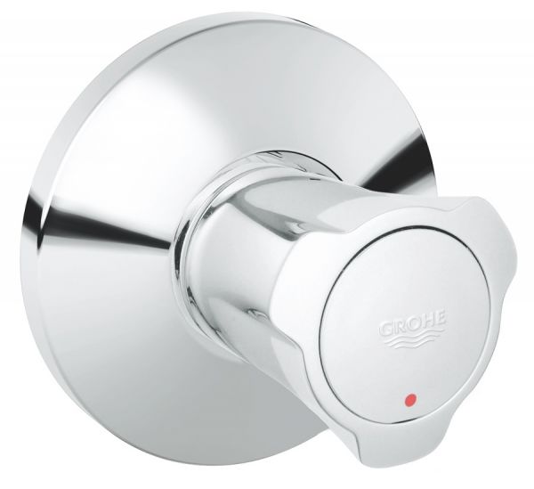 Grohe Costa L Unterputz-Ventil Oberbau, Einbautiefe 20-200mm, Markierung rot, chrom