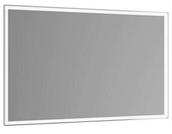 Keuco Royal Lumos Lichtspiegel mit Spiegelheizung, silber-eloxiert, 105x65cm