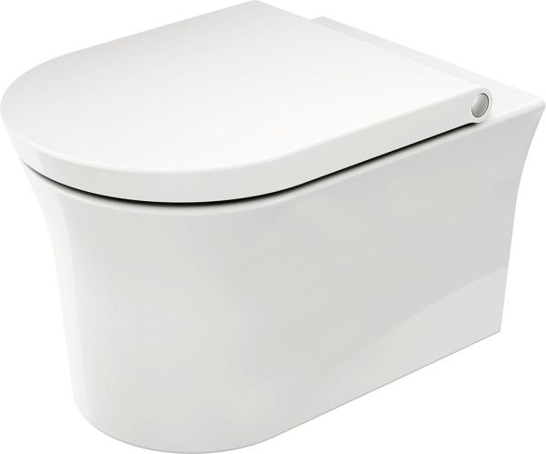 Duravit White Tulip Wand-WC 54x37cm, rund, Rimless®, weiß 2576092000