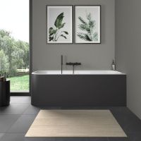 Vorschau: Duravit Happy D.2 Plus Eck-Badewanne 180x80cm Ecke rechts, weiß/graphit