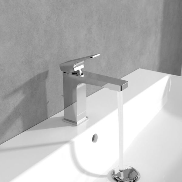 Villeroy&Boch Architectura Square Einhebel-Waschtischmischer chrom TVW12500100061
