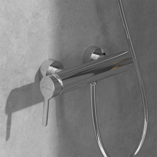 Villeroy&Boch Skyla Einhebel-Duscharmatur, rund, chrom TVS11600400061
