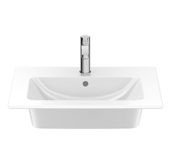 Duravit XBase Badmöbel-Set 63cm mit ME by Starck Waschtisch und Spiegelschrank