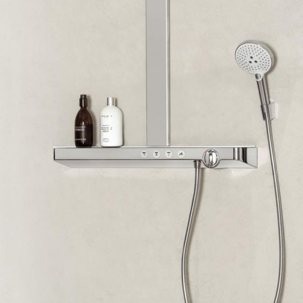 Hansgrohe Rainmaker Select 460 3jet Showerpipe EcoSmart 9 l/min, weiß/chrom