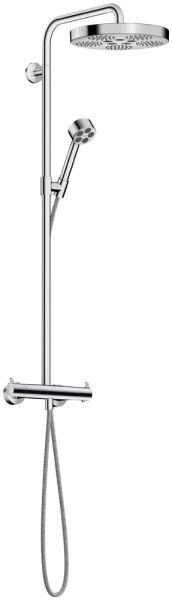 AXOR One Duschsystem mit Thermostat & Duschkopf 280, 1jet, wassersparend, chrom 48795000 