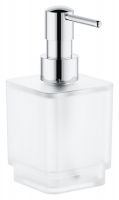 Grohe Selection Cube Seifenspender, glas matt/chrom 40805000