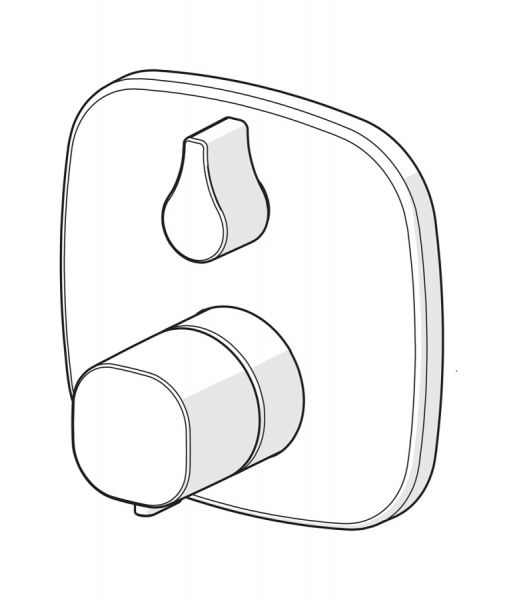 Hansa Hansaliving Duscharmatur mit Thermostat, chrom