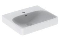 Vorschau: Geberit Smyle Square Handwaschbecken 50x41cm mit 1HL, weiß