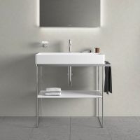 Duravit DuraSquare Metallkonsole bodenstehend/Wandmontage, 235380, 234880, 234980 chrom