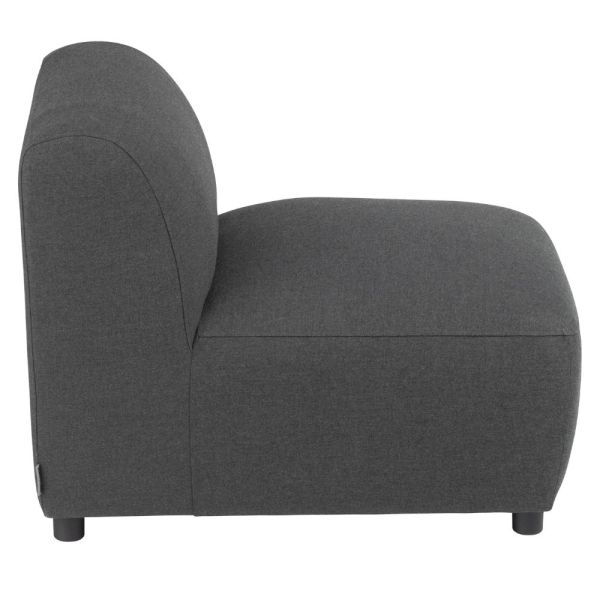 KETTLER OSEA Lounge-Set 3-Sitzer links, 2-Sitzer rechts & Mittelteil, anthrazit 0107836-7820 + 0107839-7820