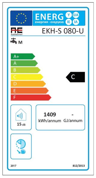 Austria Email EKH-S 080 U Komfort-Elektrospeicher, 80 Liter