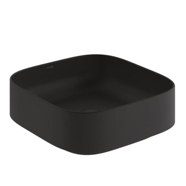 Kludi RESA C Aufsatzwaschtisch 40x40cm quadratisch, schwarz matt 58CW3039