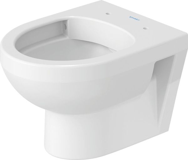 Duravit No.1 Wand-WC 48x36,5cm, oval, HygieneGlaze, rimless, weiß