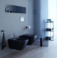 Vorschau: Duravit Happy D.2 WC-Sitz mit Absenkautomatik, abnehmbar, anthrazit matt