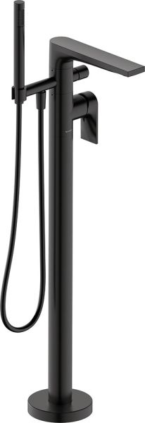 Duravit Tulum Einhebel-Wannenmischer bodenstehend, schwarz, TU5250000046