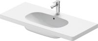 Duravit D-Code Waschtisch rechteckig 105x48cm, mit Hahnloch, mit Überlauf, weiß 03421000002