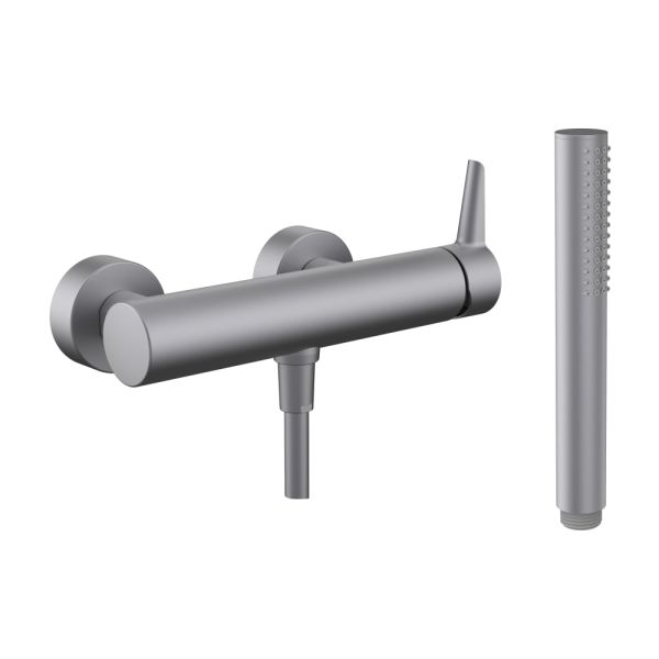 Laufen Pure Duscharmatur mit Handbrause und Brauseschlauch