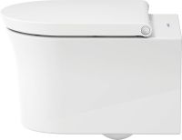 Vorschau: Duravit White Tulip Wand-WC 54x37cm, rund, Rimless®, weiß 2576092000