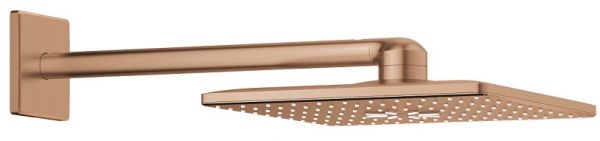 Grohe Rainshower 310 SmartActive Cube Kopfbrauseset 310x310mm, 2 Strahlarten warm sunset gebürstet 26479DL0