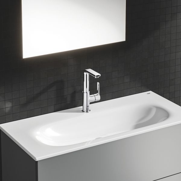 Grohe Lineare Wasserhahn L-Size mit Zugstangen-Ablaufgarnitur 23296001