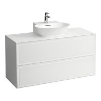 Laufen The New Classic Schubladenelement 118cm, Ausschnitt Mitte, zu H81685 2, weiß, H4060240851701