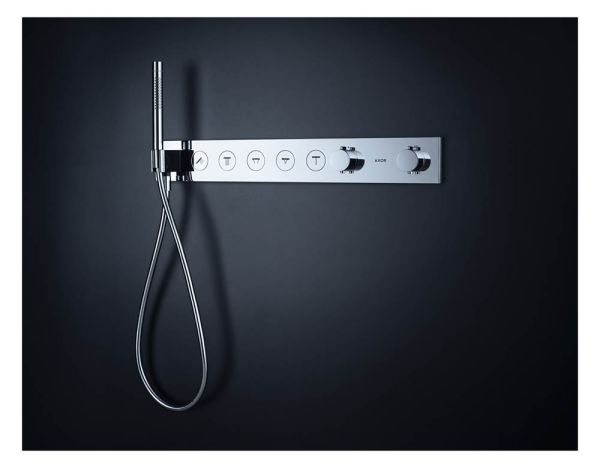 Axor ShowerSolutions Thermostatmodul Select 670/90 Unterputz für 5 Verbraucher, chrom 18358000 