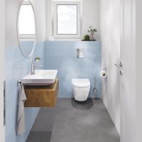 Vorschau: Grohe Euro Keramik Handwaschbecken 45cm mit Hahnloch & Überlauf, weiß