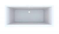 Vorschau: Geberit Renova Plan Rechteck-Badewanne Duo 180x80x42cm, weiß 554307011