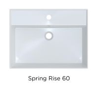 Vorschau: RIHO Spring Rise Waschtisch mit Waschtischunterschrank 60x46cm und Spiegelschrank, 2 Schubladen