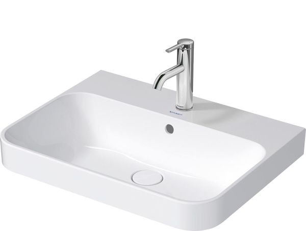 Duravit Happy D.2 Plus Aufsatzbecken 60x46 WonderGliss weiss 23606000001