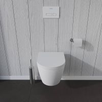 Vorschau: Duravit ME by Starck Wand-WC Tiefspüler, rimless, Compact, 37x48cm, weiß