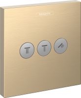 Hansgrohe ShowerSelect Ventil UP 3 Verbraucher, bronze 15764140