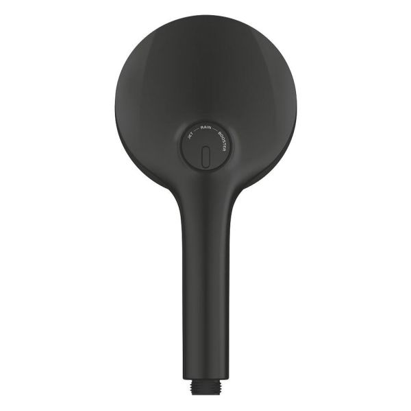 Grohe Vitalio Joy+ 120 Handbrause mit 3 Strahlarten, schwarz matt 1348632430